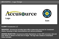 Accusource Logo Design