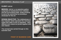hob'art Business Card