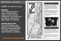 Thru-Hike Brochure