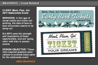 Meet, Plan, Go! Ticket logos
