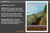 Meet, Plan, Go! Postcard