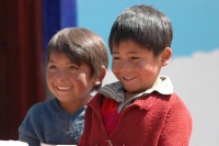 Children of Pumamarca, Peru